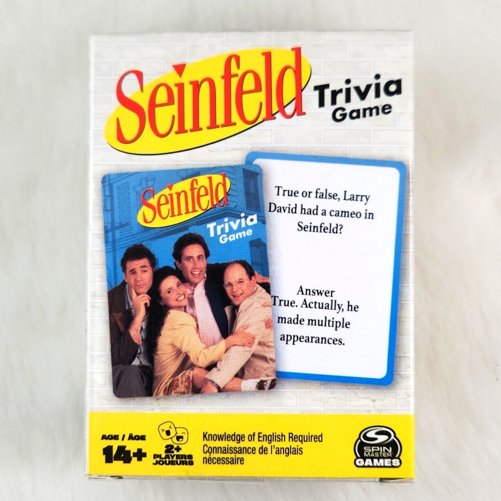 SEINFELD Trivia Card Game Factory Sealed 53 card pack